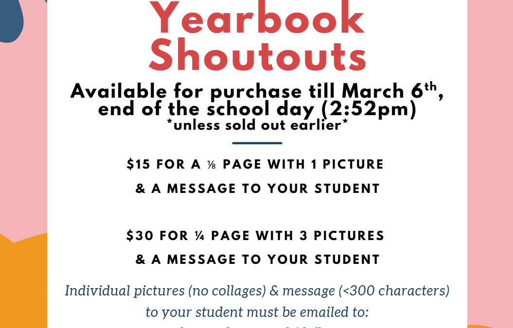 Yearbook Shout-Outs